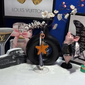 Coach Orange Star Key Ring/ Bag Charm * SOLD OUT!